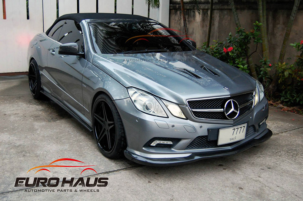 EURO HAUS Thailand - Mercedes Benz W212 E CLASS ✓ MOTEC Radical 20  [9/10.5] ✓ GODHAND Front lip ✓ Revozport side skirt ✓ RENNTECH Diffuser ✓  RENNTECH Rear spoiler